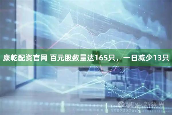 康乾配资官网 百元股数量达165只，一日减少13只
